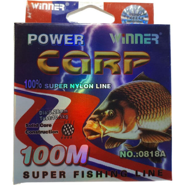 

Леска Рыболовная Winner Power Carp 0.28Mm 100M Sf-848