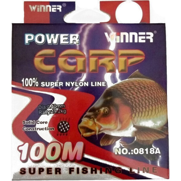 

Леска Рыболовная Winner Power Carp 0.40Mm 100M Sf-851