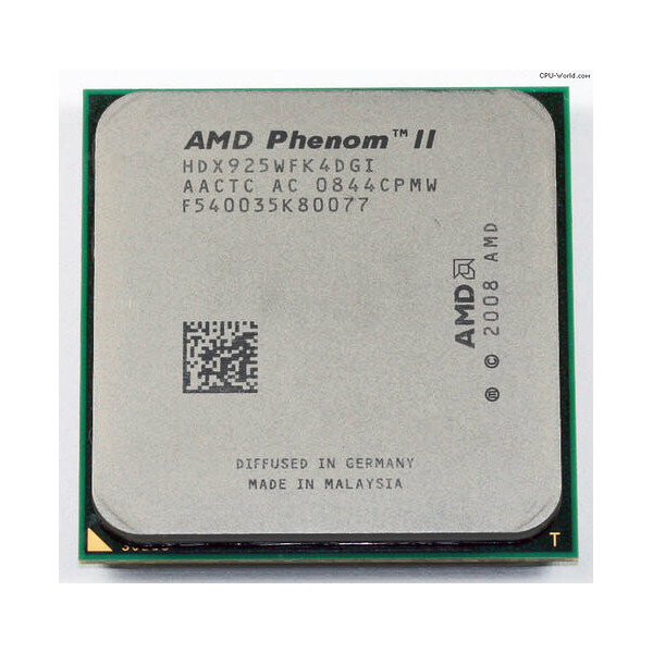 

Процессор AMD Phenom II X4 925 Tray (HDX925WFK4DGI)