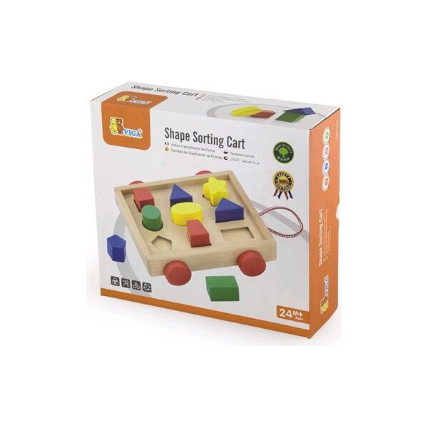 

Сортер Viga Toys "Тележка с блоками"