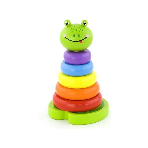

Пирамидка Viga Toys "Лягушка"
