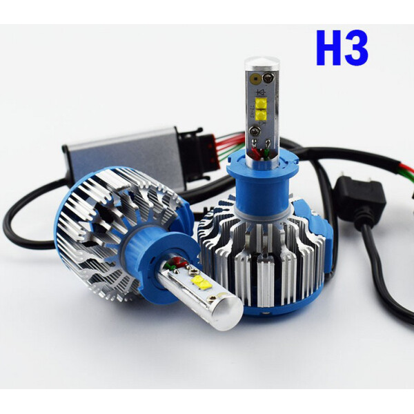 

TurboLed T1 H3 6000K 50W 12/24v CanBus с активным охлаждением