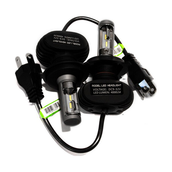 

HeadLight S1 H4 6000K 4000lm с радиатором