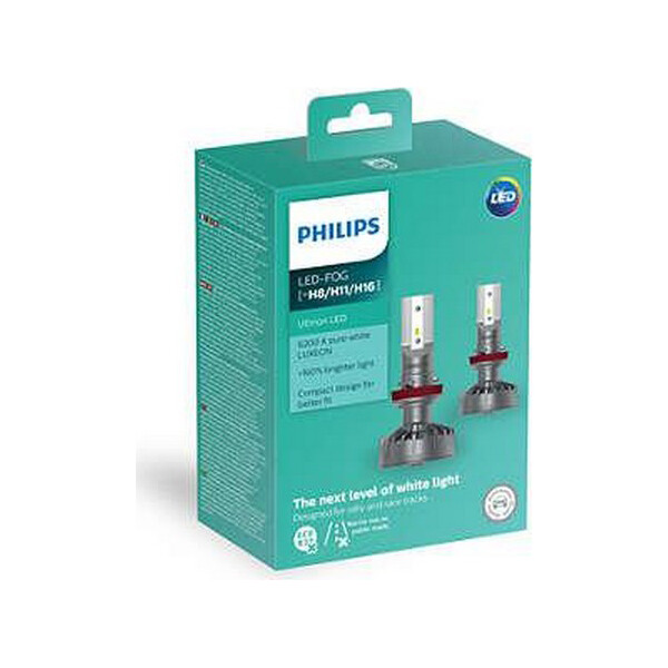 

PHILIPS 11366ULWX2 Ultion +160% LED Fog H8/H11/H16 X2