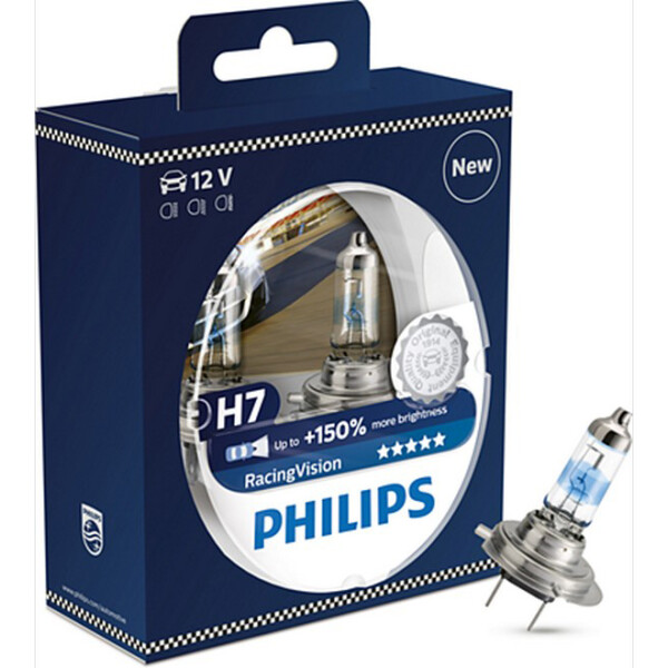 

PHILIPS 12972RVS2 H7 55W 12V PX26d RacingVision+150%