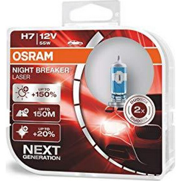 

OSRAM 64210NL H7 Night Breaker LASER NG +150% 55W 12V PX26d HardDuopet