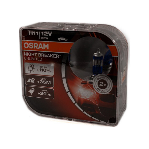

OSRAM 64211NBU H11 Night Breaker Unlimited +110% 55W 12V PGJ19-2 HardDuopet