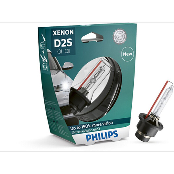 

PHILIPS 85122XV2S1 D2S 85V 35W P32d-2 X-tremeVision gen2 +150%