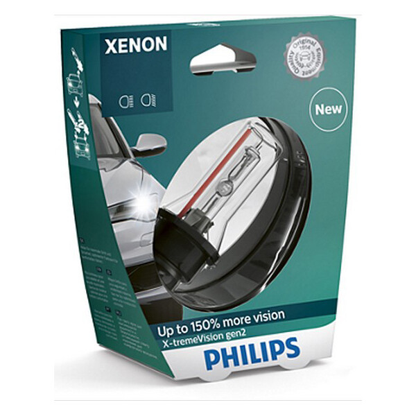 

PHILIPS 85415XV2S1 D1S 85V 35W PK32d-2 X-tremeVision gen2 +150%