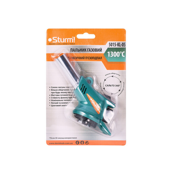 

Горелка газовая (латунь) Sturm 5015-KL-05