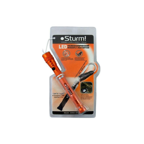 

Фонарик телескопический Sturm 4050-01-2O