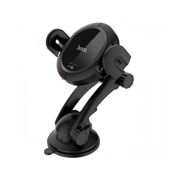 

Автодержатель для телефона Hoco CA35 Plus auto-induction wireless fast charging in-car phone holder Black