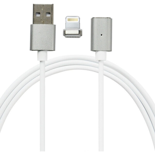 

Кабель Mocolo SJX022 magnetic cable For Lightning 1M Silver (bz_F_50600)