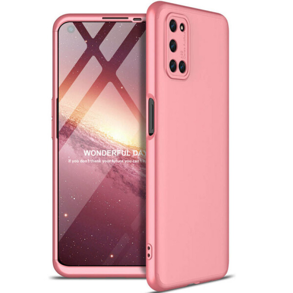 

Пластиковая накладка GKK LikGus 360 градусов (opp) для Oppo A72 (Розовый / Rose Gold) (938146)