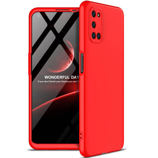 

Пластиковая накладка GKK LikGus 360 градусов (opp) для Oppo A52 (Красный) (938145)