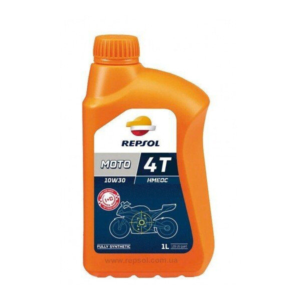 

Моторное масло для 4T двигателей 10W-30 4Т Racing HMEOC 1л REPSOL / RP160D51