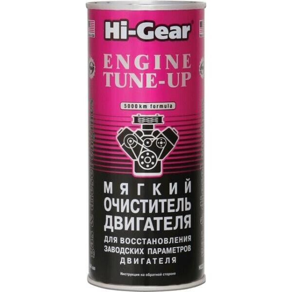 

Мягкий очиститель системы смазки двигателя Hi-Gear 444 мл.