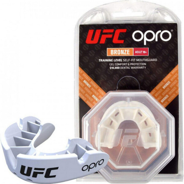 

Капа OPRO Bronze UFC Hologram White (00021322)