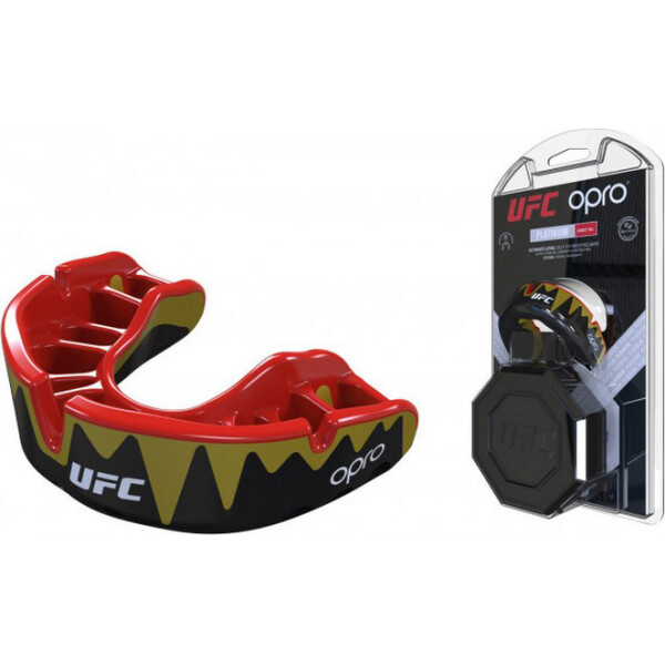 

OPRO Platinum UFC Hologram Fangz-Black Metal/Red (00021333)