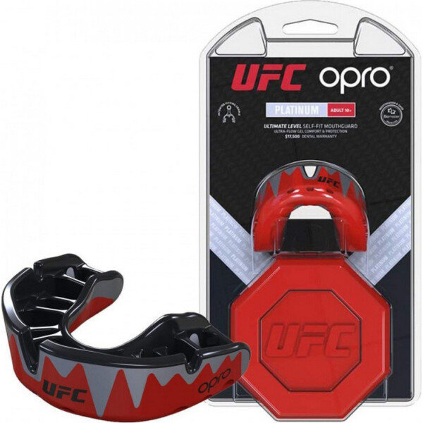 

OPRO Platinum UFC Hologram Red Metal/Black (00021334)