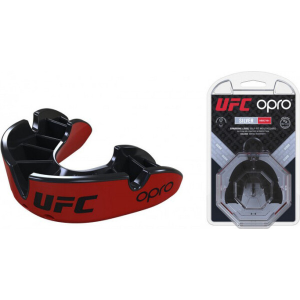

Капа OPRO Silver UFC Hologram Red/Black (00021336)