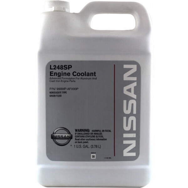 

Антифриз Nissan Engine Coolant L248SP Зеленый 3.78 л (999MP-AF000P)