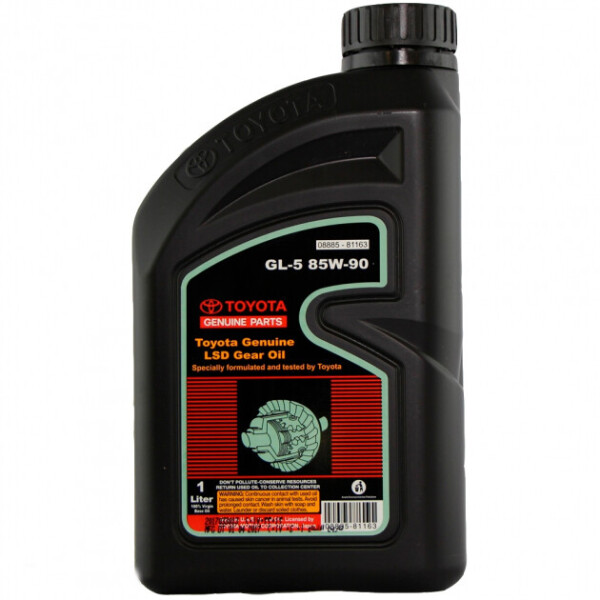 

Трансмиссионное масло Toyota LSD Gear Oil GL-5 EU 85W-90 1 л (08885-81163)