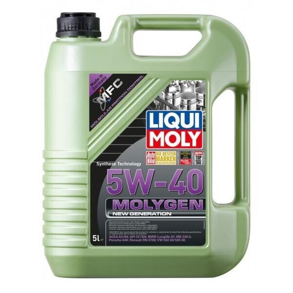 

Моторное масло Liqui Moly Molygen New Generation 5W-40 5л