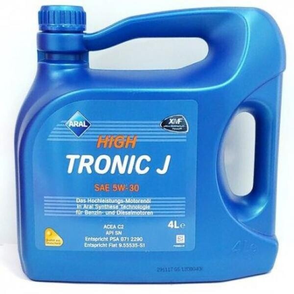 

Моторное масло Aral HighTronic J 5W-30 4л.