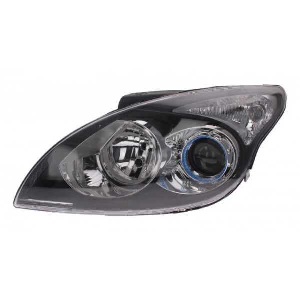 

Фара левая штатная Hyundai i30 I (FD) (дорестайл) 2007 - 2010, электр., темный корпус, без сервопривода, (Depo, 221-1154L-LDEM2) - шт.