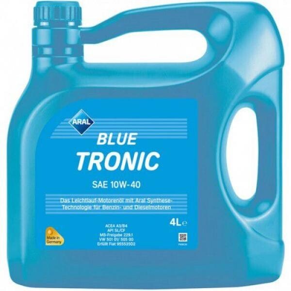 

Моторное масло Aral BlueTronic 10W-40 4л.