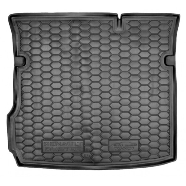

Коврик в багажник для Renault Duster 2018- 2WD код 111699 Avto-Gumm