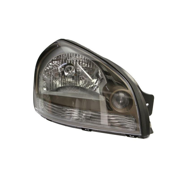 

Фара передняя Hyundai Tucson 2004-2014 правая H4 эл.с черной рамкой 221-1134R-LDEM2