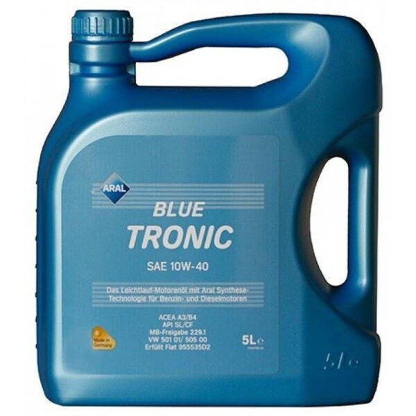 

Моторное масло Aral BlueTronic 10W-40 5л.
