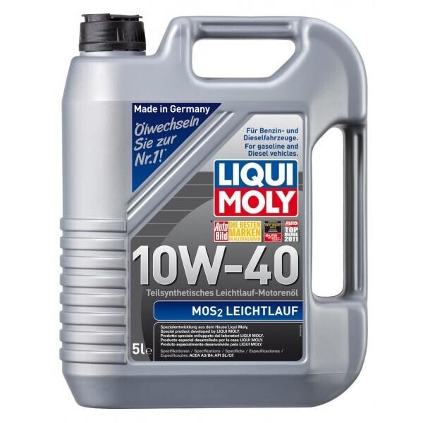 

Моторное масло с молибденом Liqui Moly MoS2 Leichtlauf 10W-40 5л