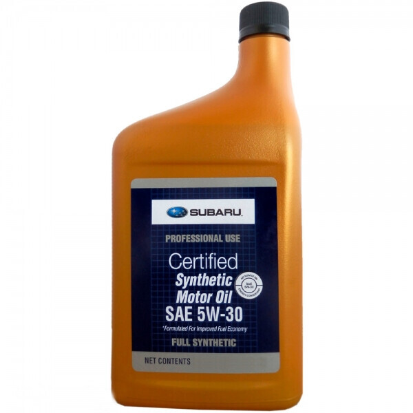 

Моторное масло Subaru Motor Oil SAE 5W-30 3.78 л (SOA427V1415)