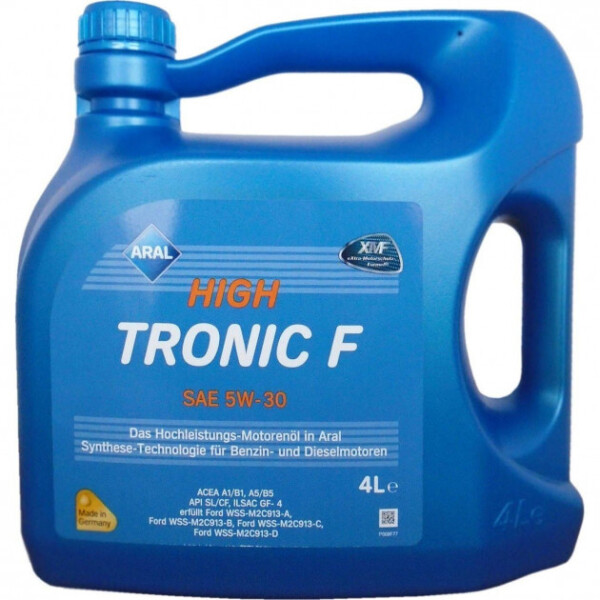 

Моторное масло Aral HighTronic F 5W-30 4л.
