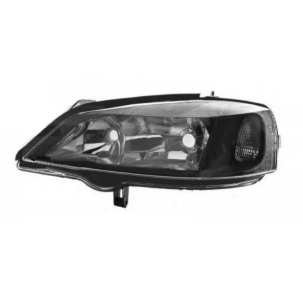 

Фара левая штатная Opel Astra G 1998 - 2009, электр., серый корпус + рант черный, (Depo, 442-1116L-LDEM2) - шт.