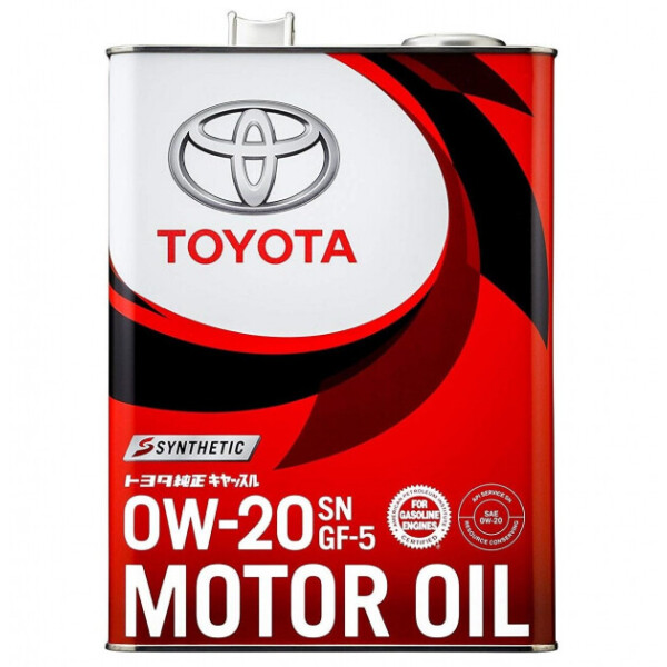 

Моторное масло Toyota Motor Oil Япония 0W-20 4л (08880-12205)