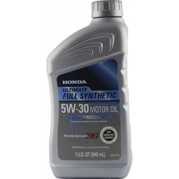 

Моторное масло Honda Ultimate Full Synthetic 5W-30 0.946 л (08798-9039)