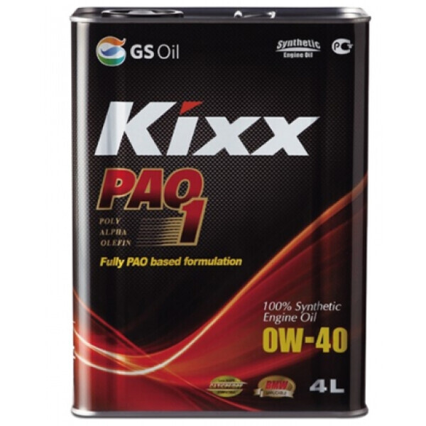 

Моторное масло КІХХ PAO 1 0W-40 4л