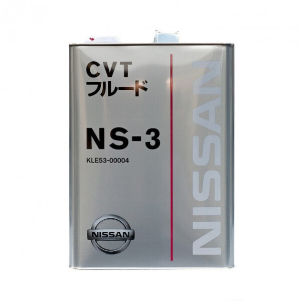 

Трансмиссионное масло Nissan CVT NS-3 4 л (KLE53-00004)
