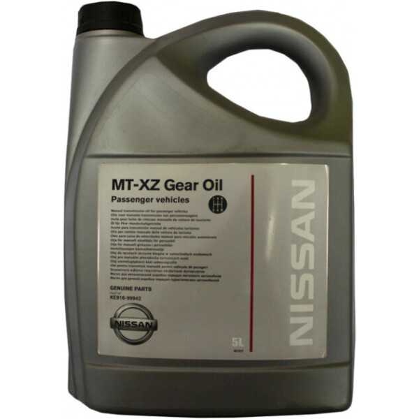 

Масло для МКПП Nissan MT-XZ Gear Oil Sport 75W-85 5 л (KE916-99941)