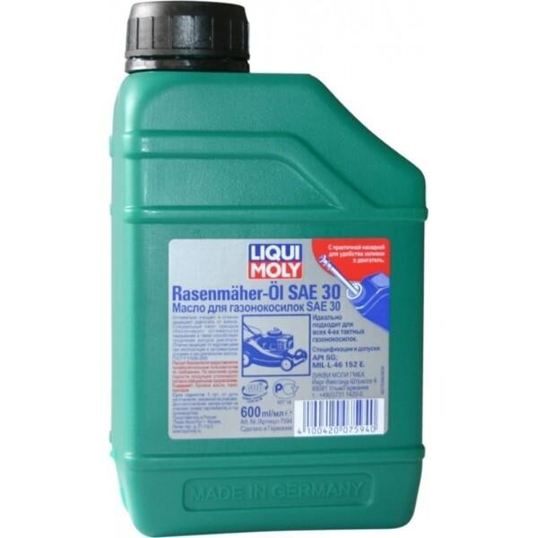 

Моторное масло Liqui Moly Rasenmuher-Oil HD 30 0,6л