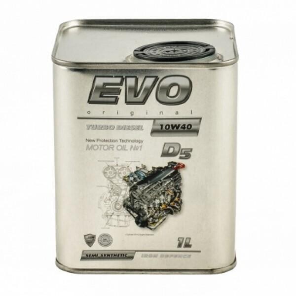 

Моторное масло EVO D5 10W-40 TURBO DIESEL 1л
