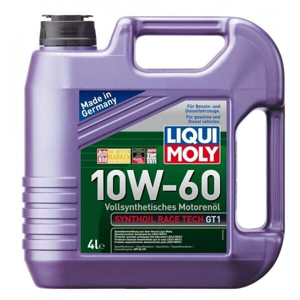 

Моторное масло Liqui Moly Synthoil Race Tech GT1 10W-60 4л