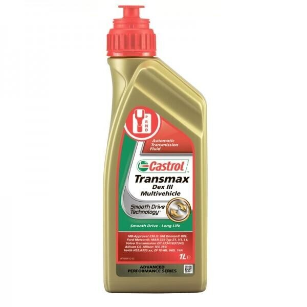 

Трансмиссионное масло Castrol Transmax Dex III Multivehicle для АКПП 1л