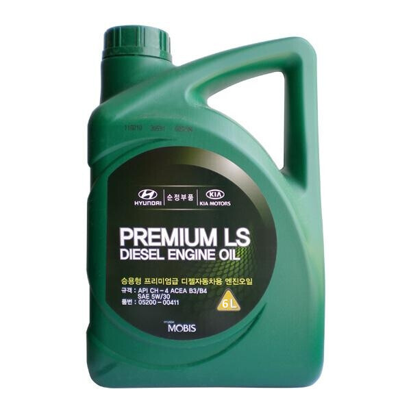 

Моторное масло Hyundai Kia Mobis Premium LS Diesel 5W-30 6 л (05200-00611)