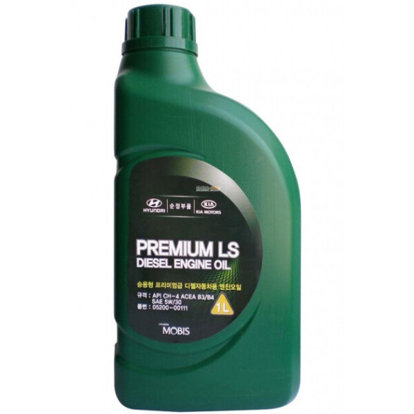 

Моторное масло Hyundai Kia Mobis Premium LS Diesel 5W-30 1 л (05200-00111)