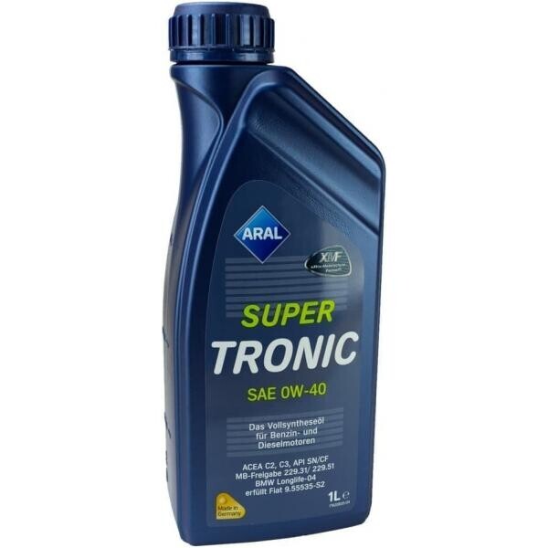 

Моторное масло Aral SuperTronic 0W-40 1л.